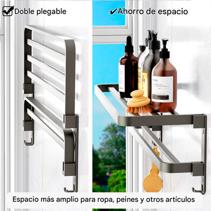 toallero-doble-plegable-acero-inoxidable-negro-46cm.webp