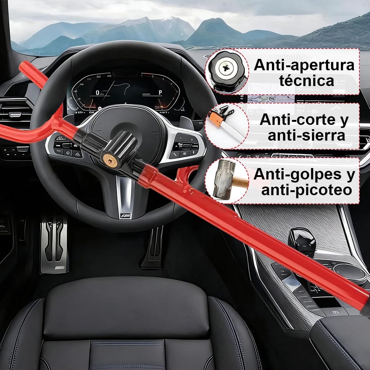 Tranca de Volante Segurida Auto - InnovaHome